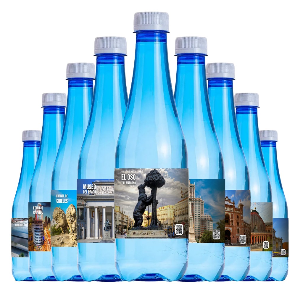 Pack 24ud Agua turística Madrid