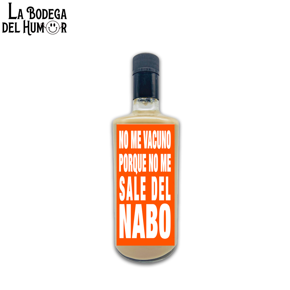 Licor de Café "No me vacuno porque no me sale del nabo" 70cl